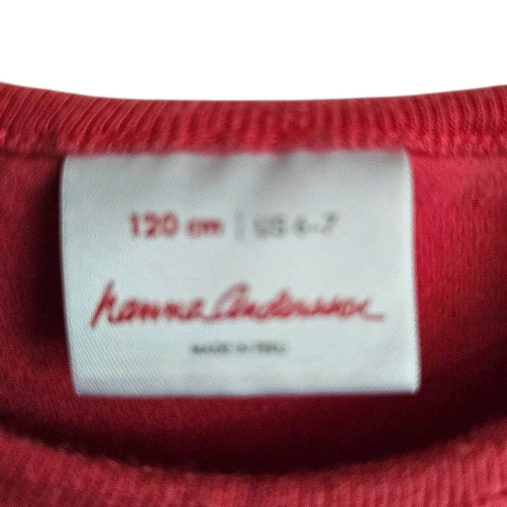 Hanna Andersson Pocket T-Shirt Short Sleeve Casual Top Kids Size 6‎ 7 Years